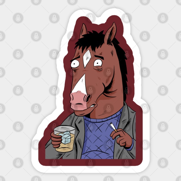 Bojack Horseman Sticker by Black Snow Comics